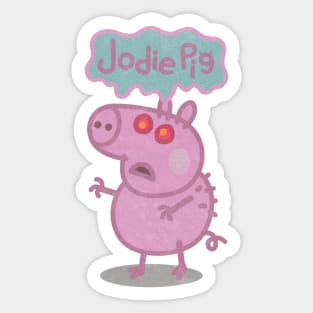 Jodie Pig Sticker